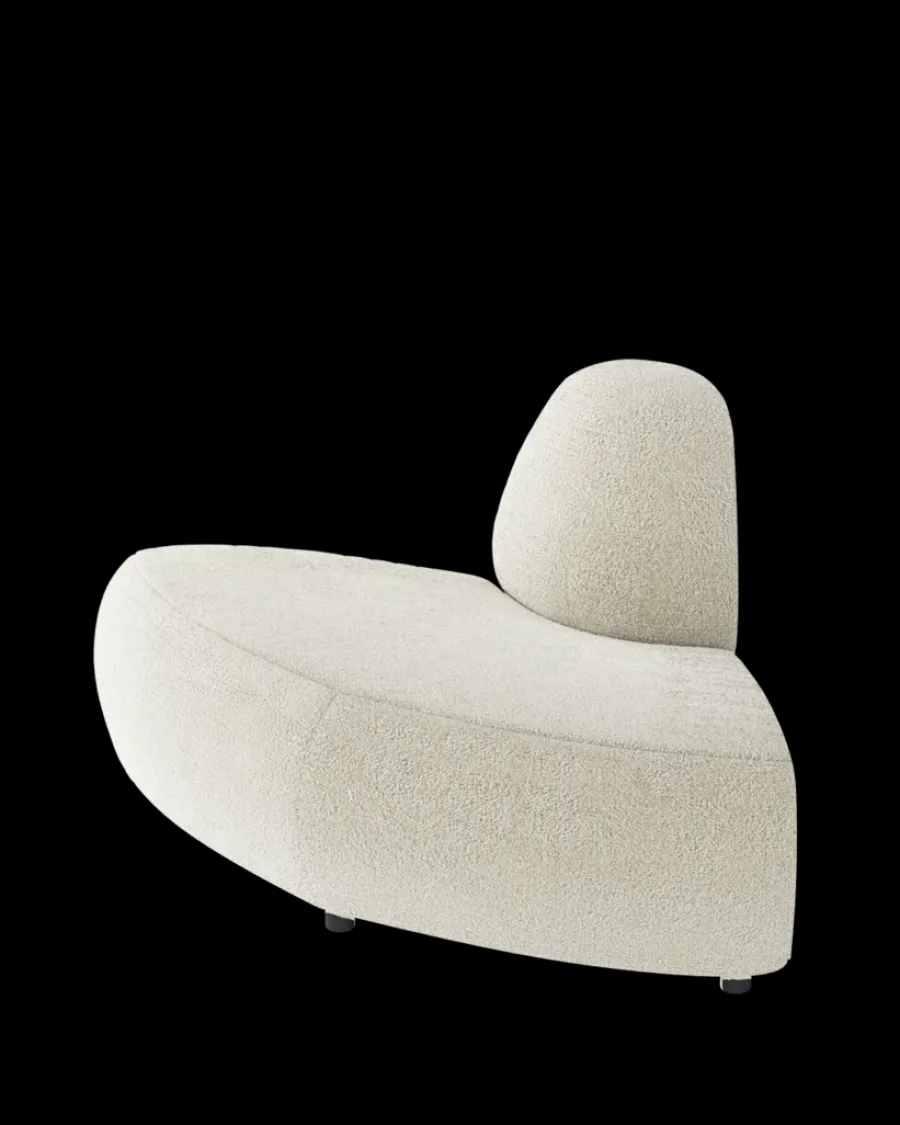 Shop Polspotten A-Round-U Sofa End Corner Boucle white