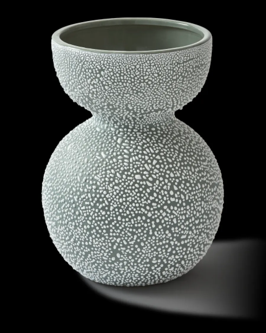 Best Sale Polspotten Boolb Dots Vase - M darkgreen