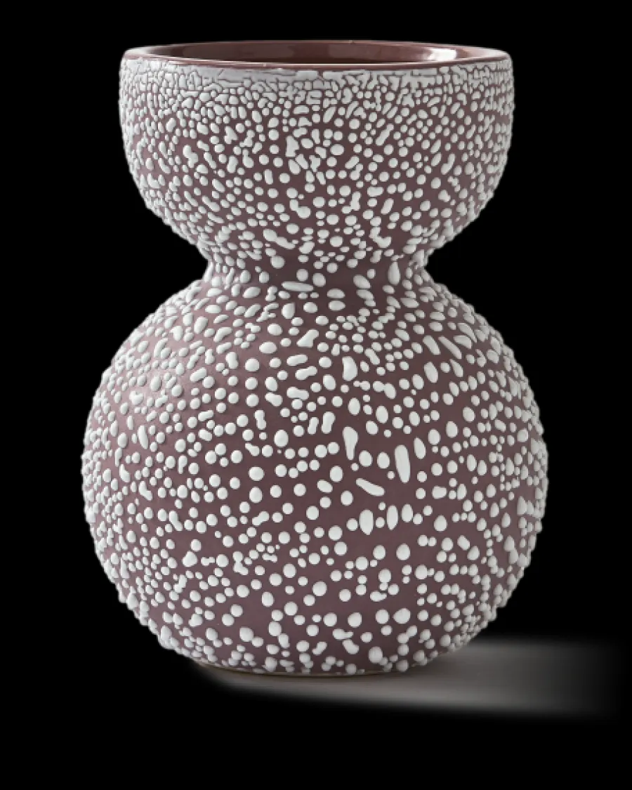 Sale Polspotten Boolb Dots Vase - S darkgreen