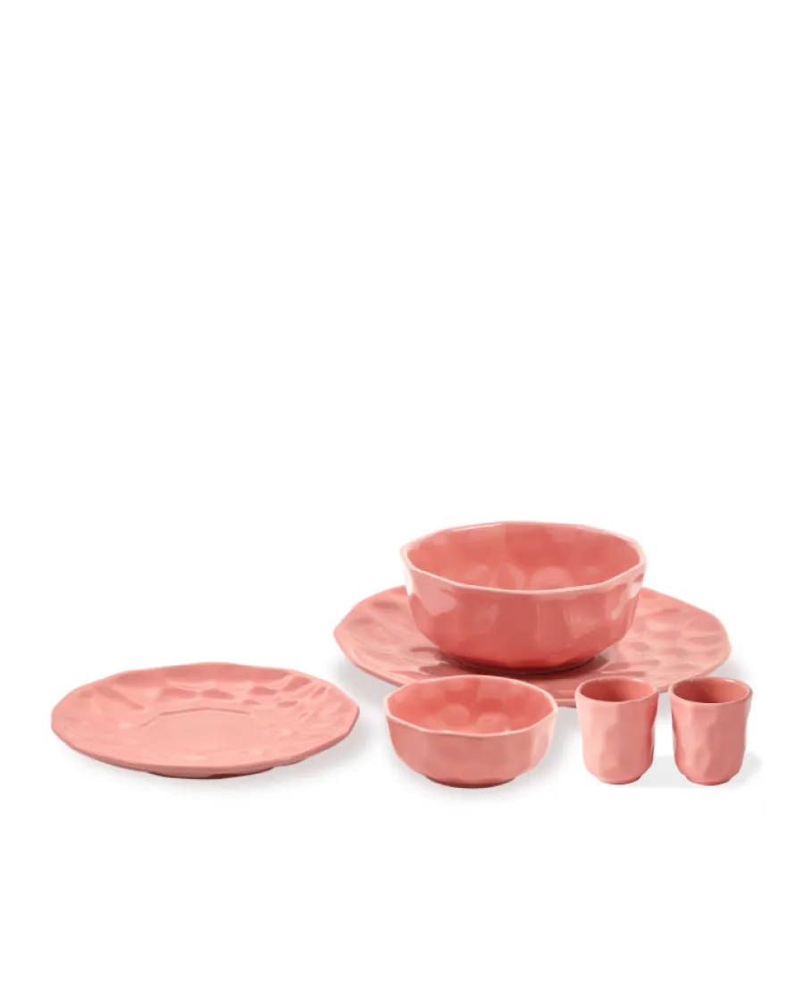 Store Polspotten bowls koa pink L set 4 lightpink