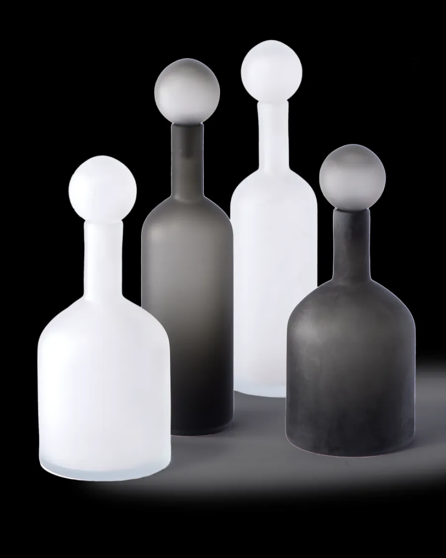 Online Polspotten Bubbles and Bottles Matt black