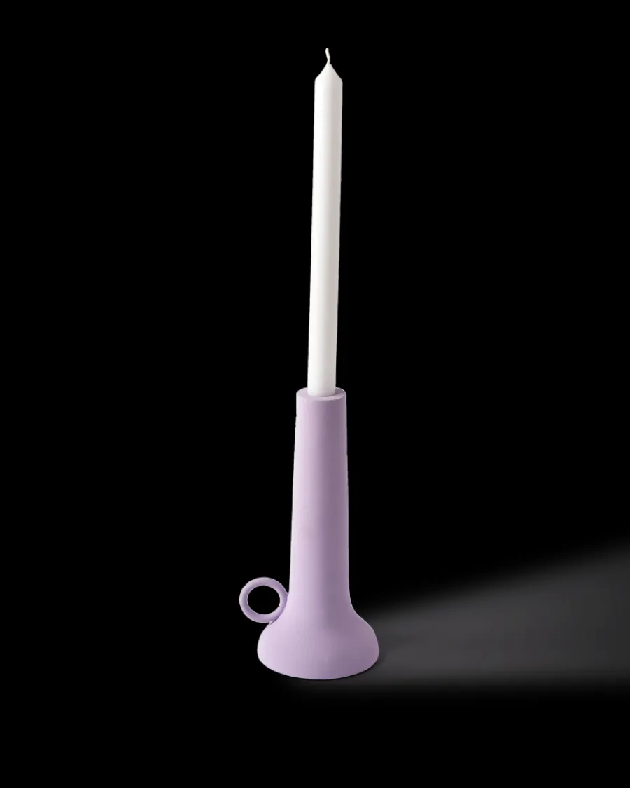 Fashion Polspotten Candle Holder Spartan - S lilac