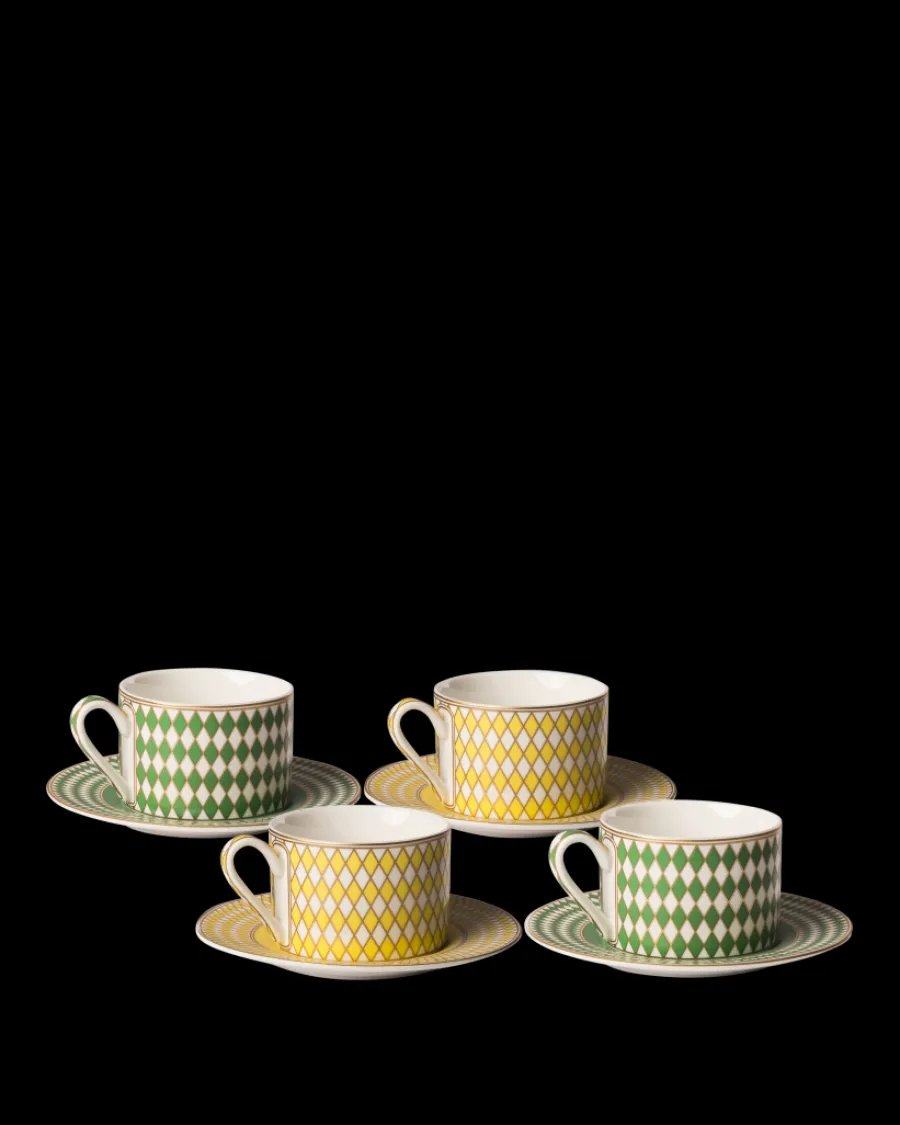 Outlet Polspotten Chess Teacups multi-colour