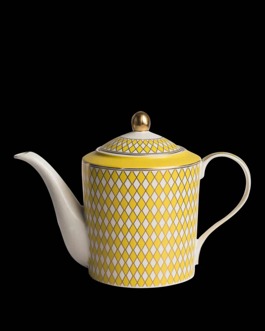 Flash Sale Polspotten Chess Teapot yellow