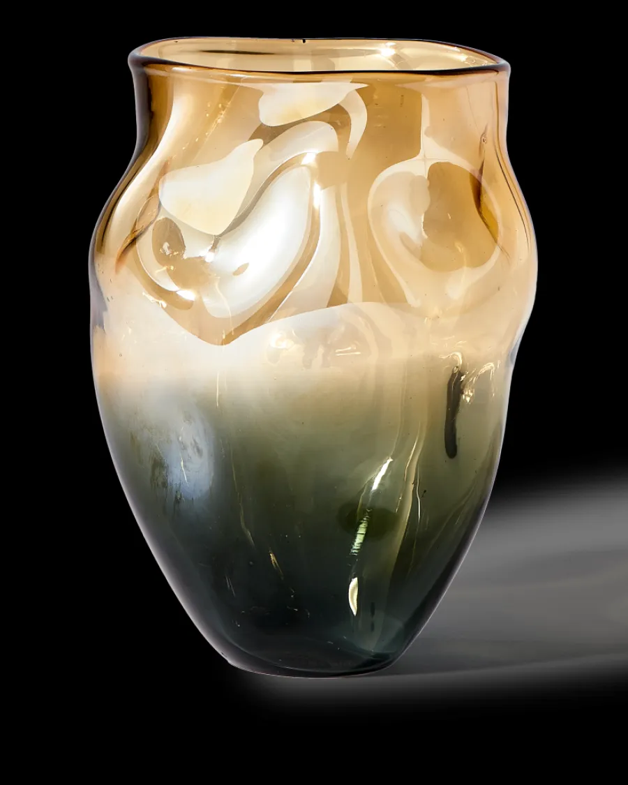 Online Polspotten Collision Vase - L beige