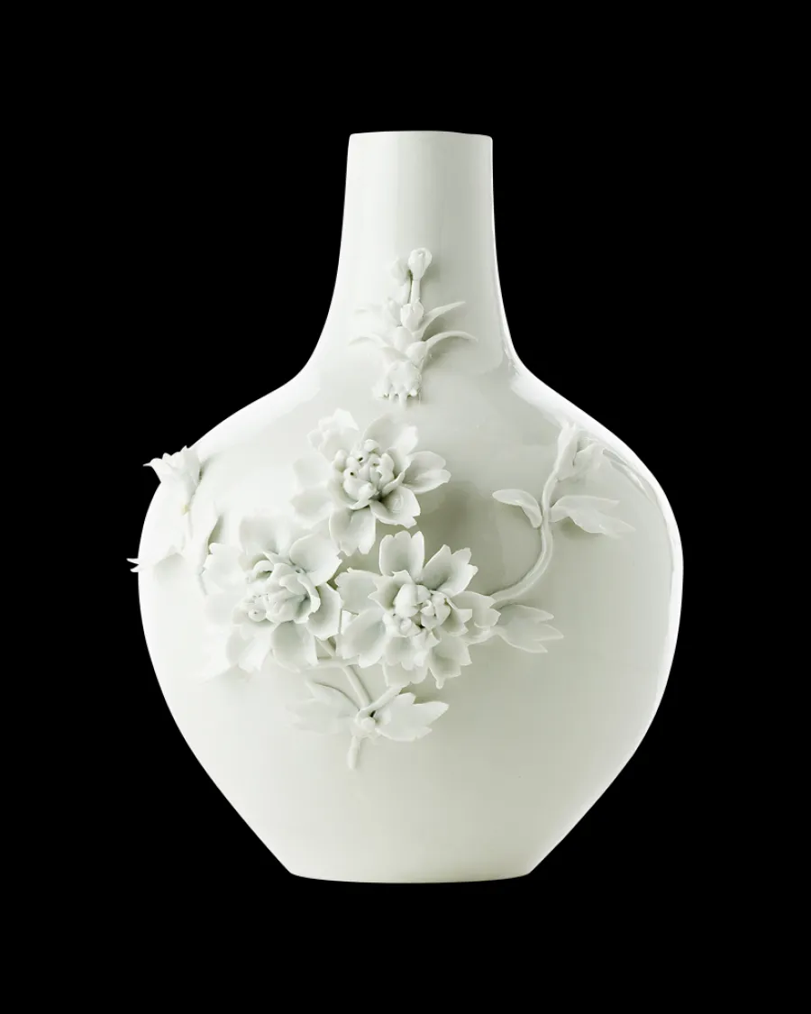 Sale Polspotten 3D Rose Vase white