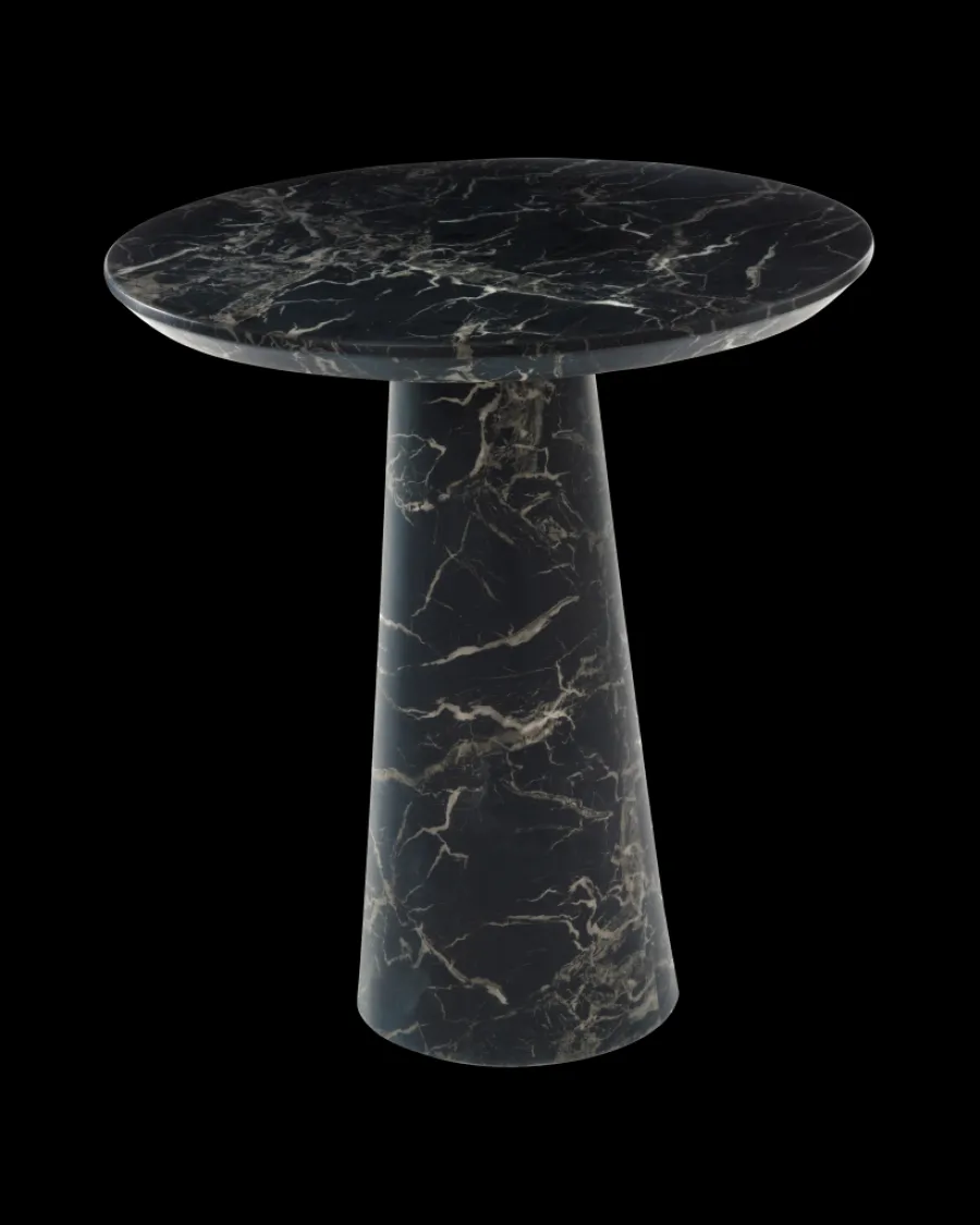 Shop Polspotten Disc Marble Look Table white