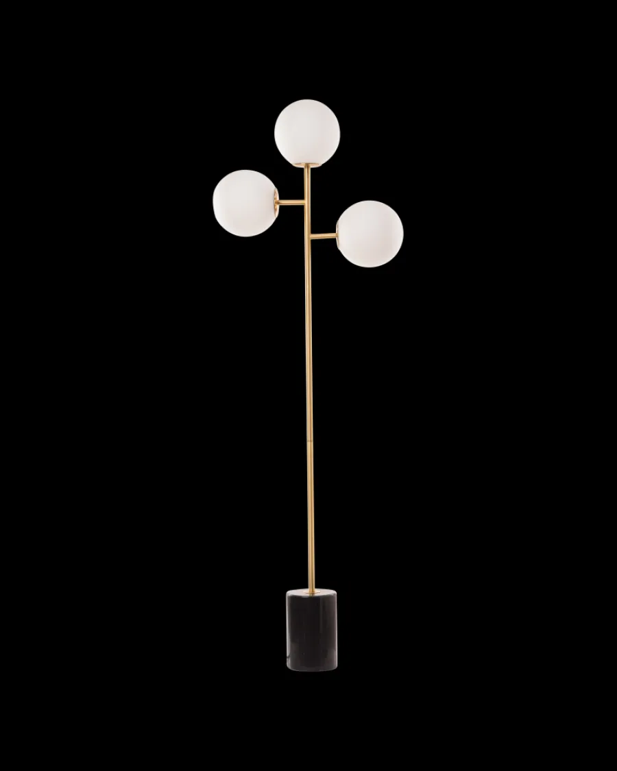 Hot Polspotten Full Moon Floor Lamp gold