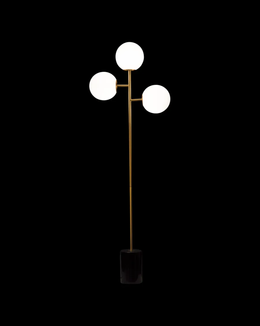 Hot Polspotten Full Moon Floor Lamp gold