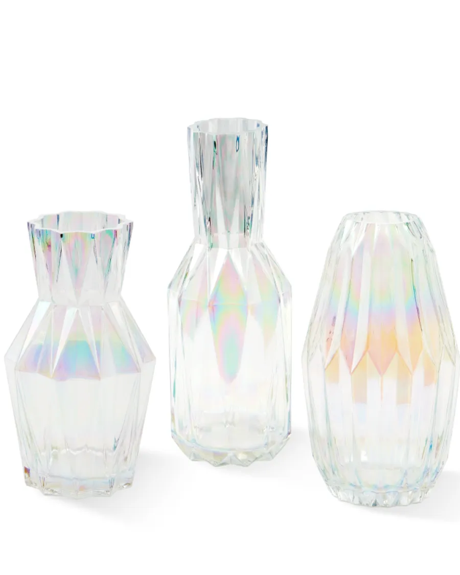 Online Polspotten Glass Folds Vase - S multi-colour