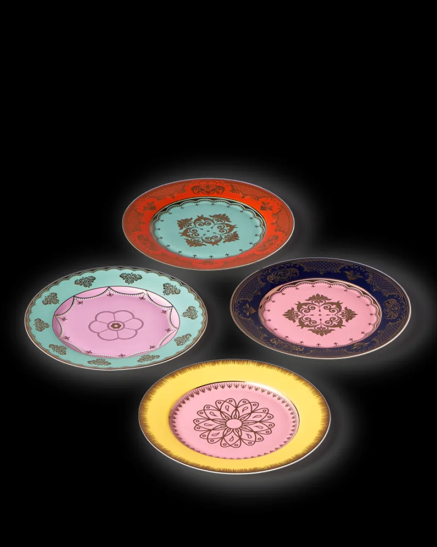 Online Polspotten Grandpa Side Plates multi-colour