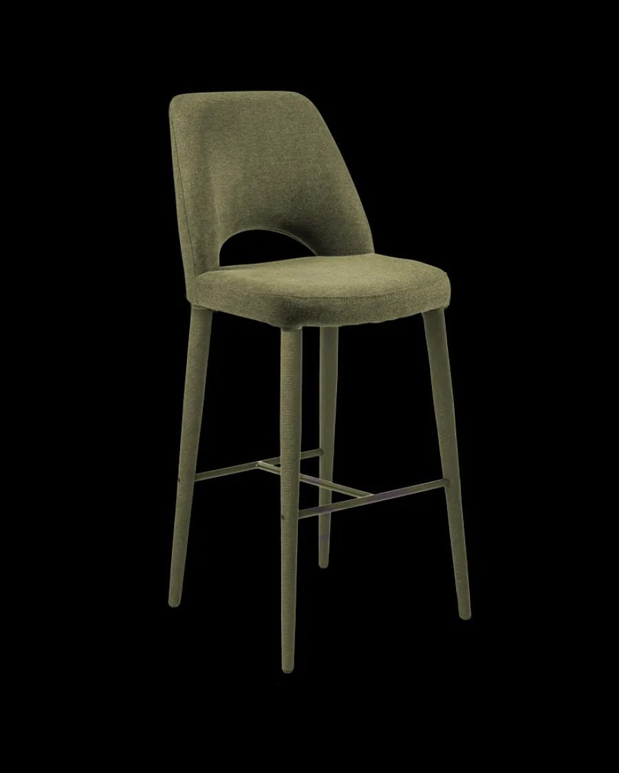 Online Polspotten Holy Barstool olivegreen