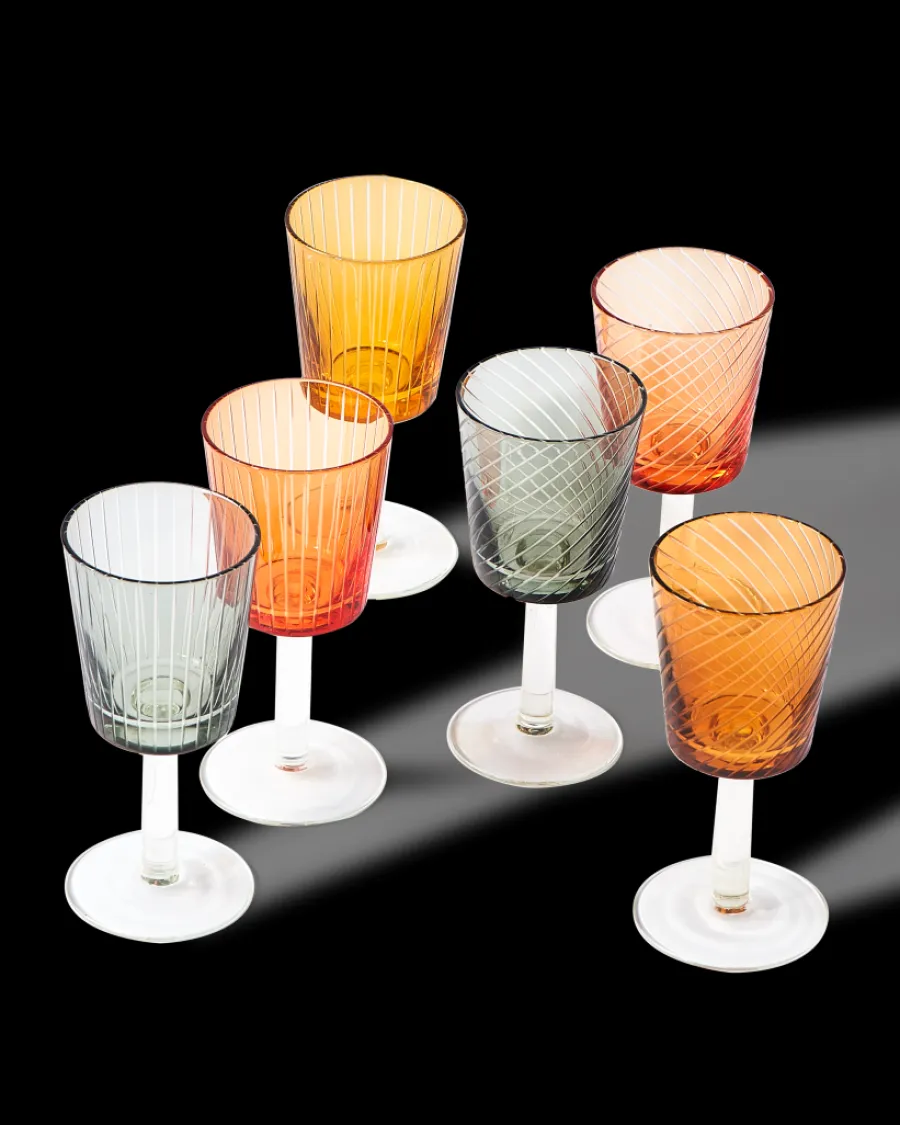 Fashion Polspotten Library Wine Glasses multi-colour