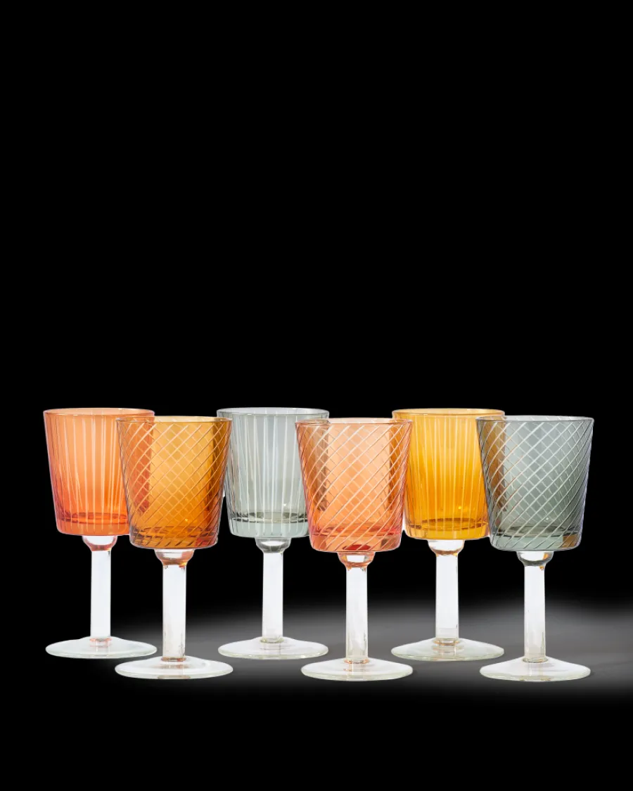 Fashion Polspotten Library Wine Glasses multi-colour