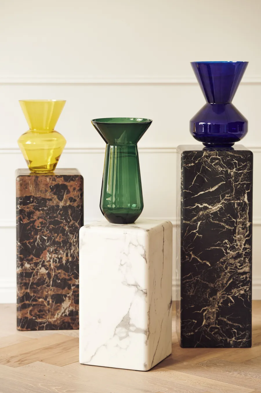 Sale Polspotten Long Neck Vase darkgreen