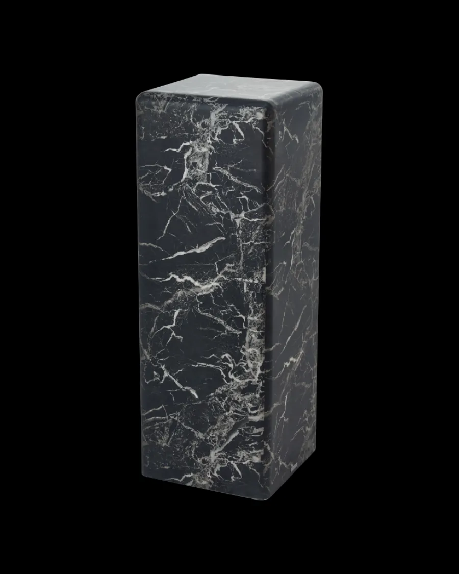 Store Polspotten Marble Look Pillar - L white