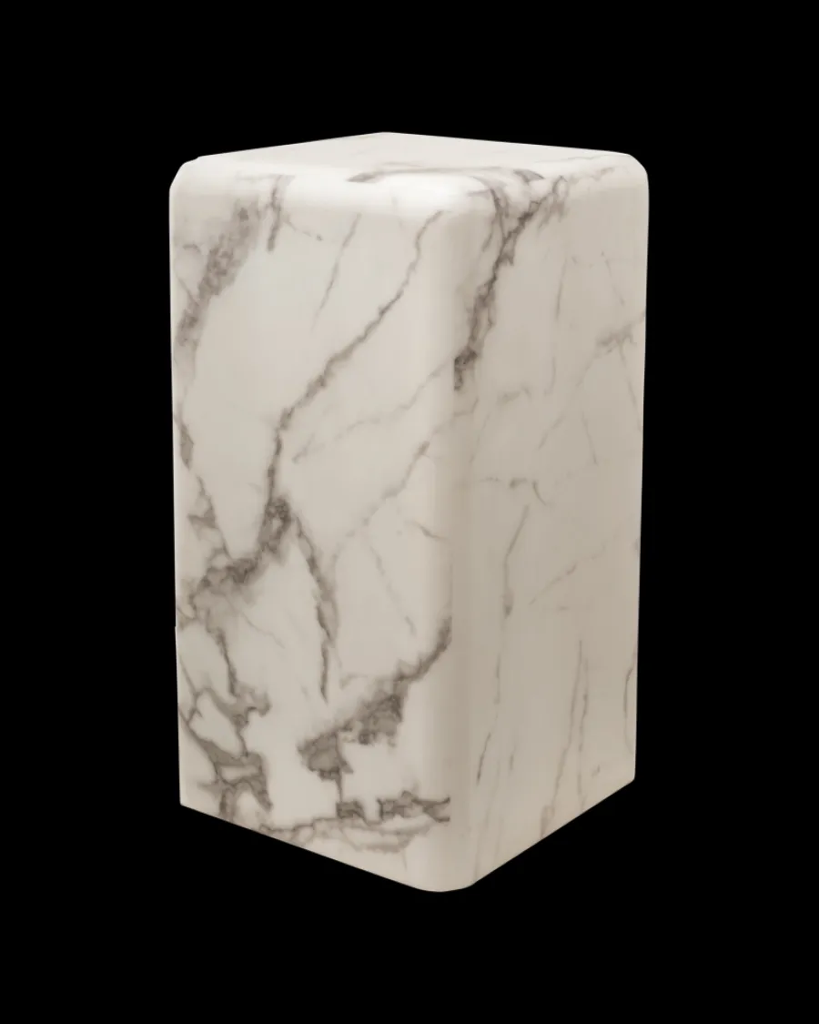 Best Sale Polspotten Marble Look Pillar - S black