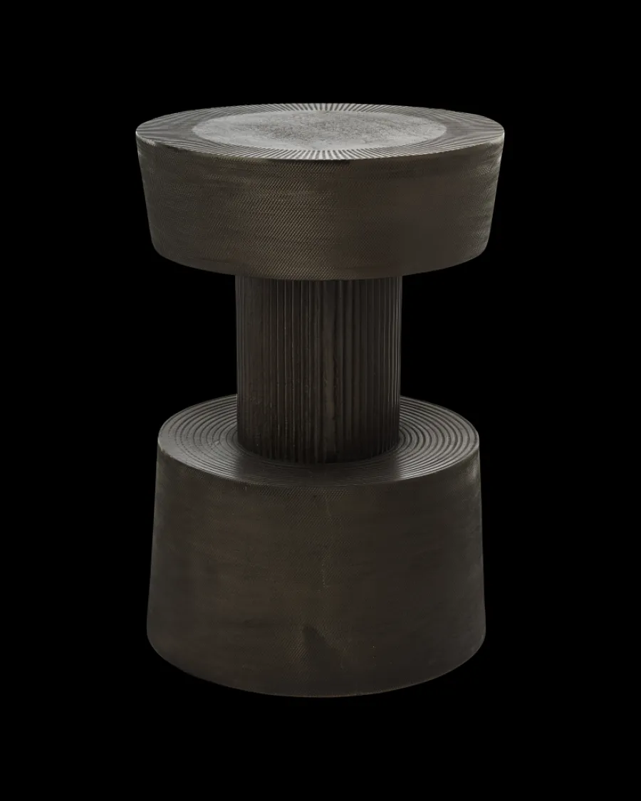 Outlet Polspotten Nut Stool darkgrey