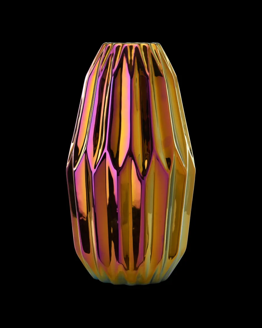 Online Polspotten Oily Folds Vase - M multi-colour