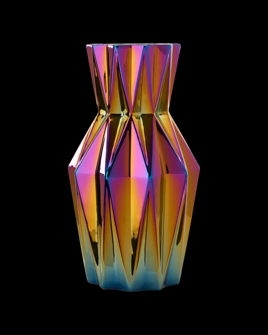 Online Polspotten Oily Folds Vase - S multi-colour