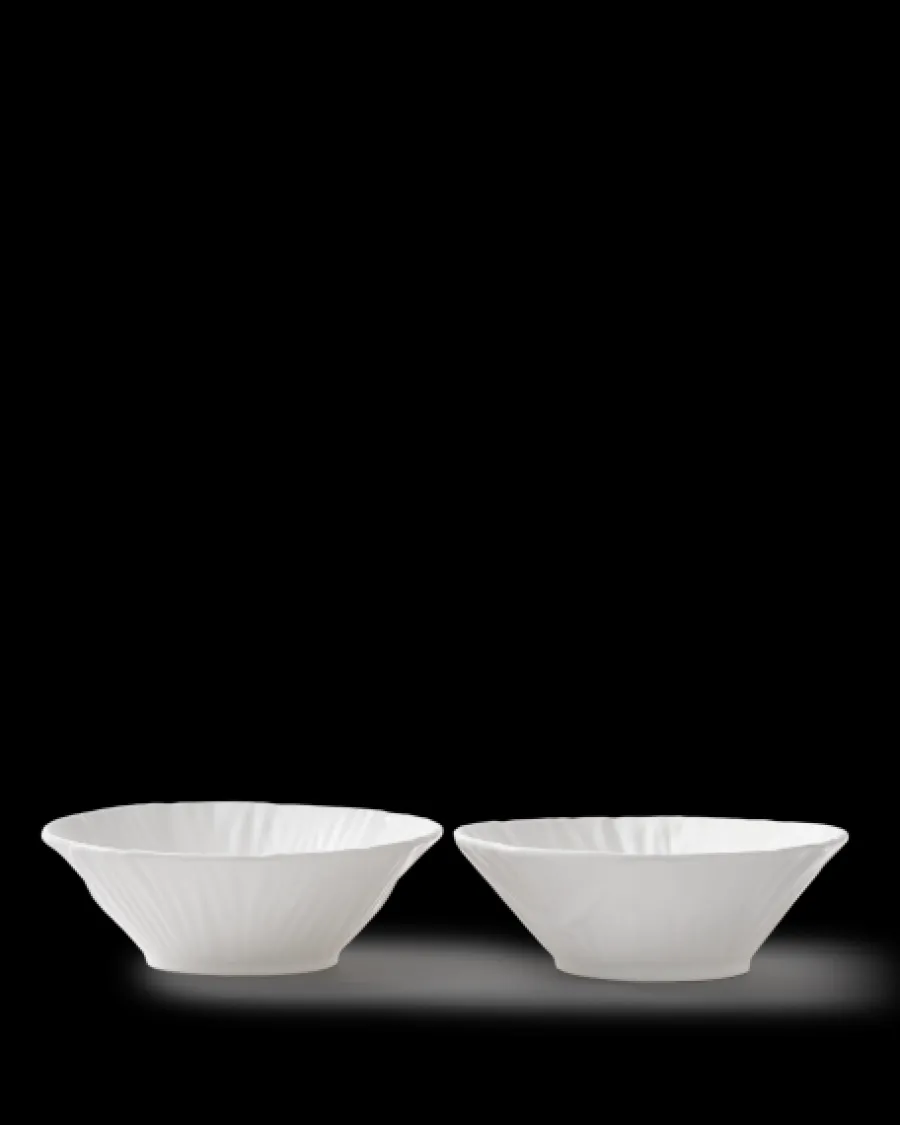 Hot Polspotten Packed Bowls white