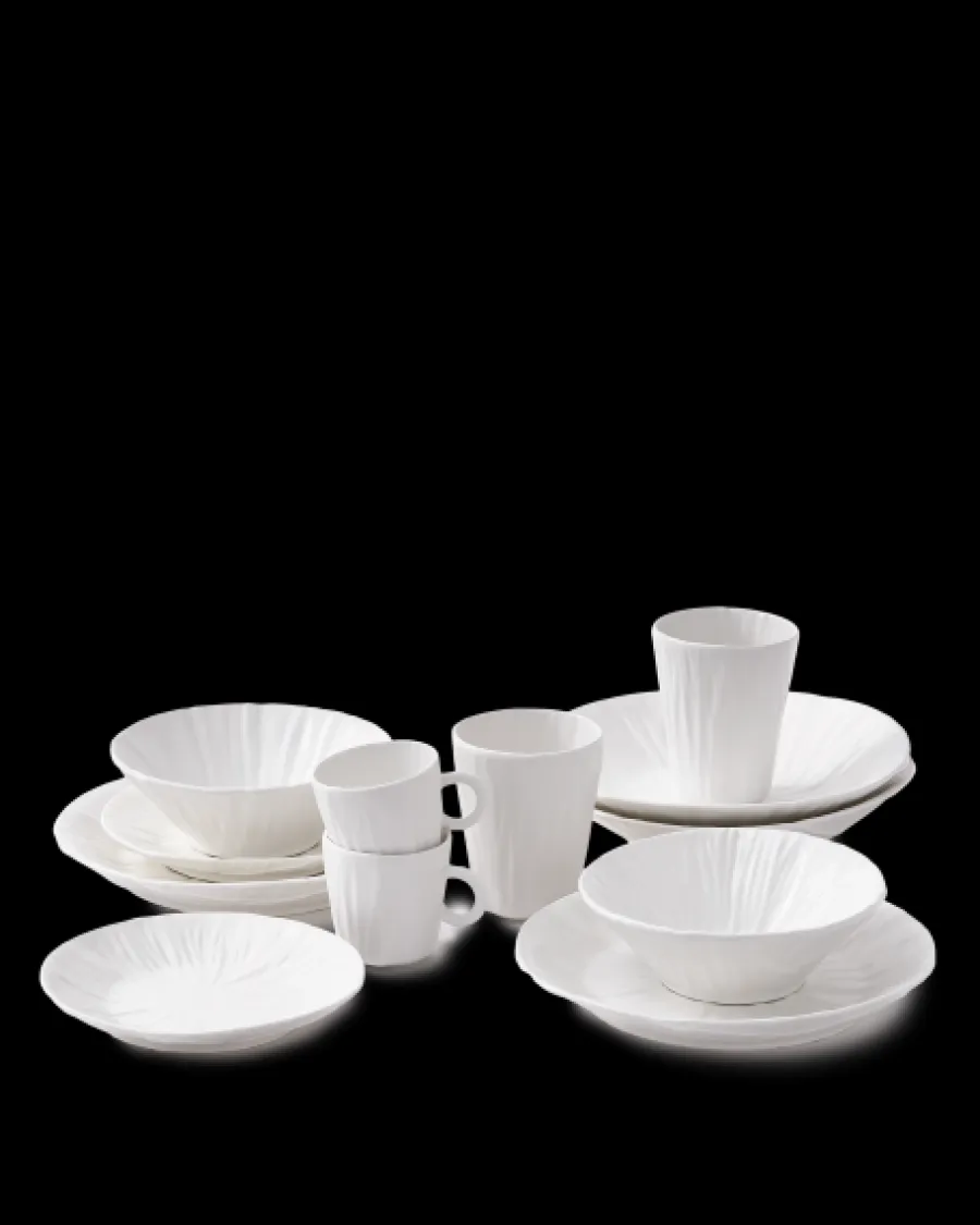 Hot Polspotten Packed Bowls white