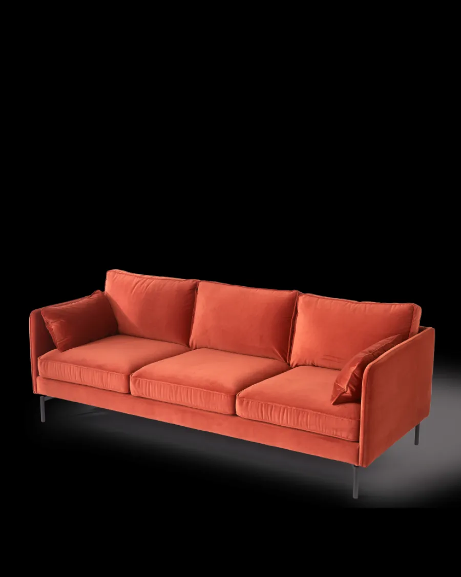 Fashion Polspotten PPno.2 Sofa XL Velvet rustred