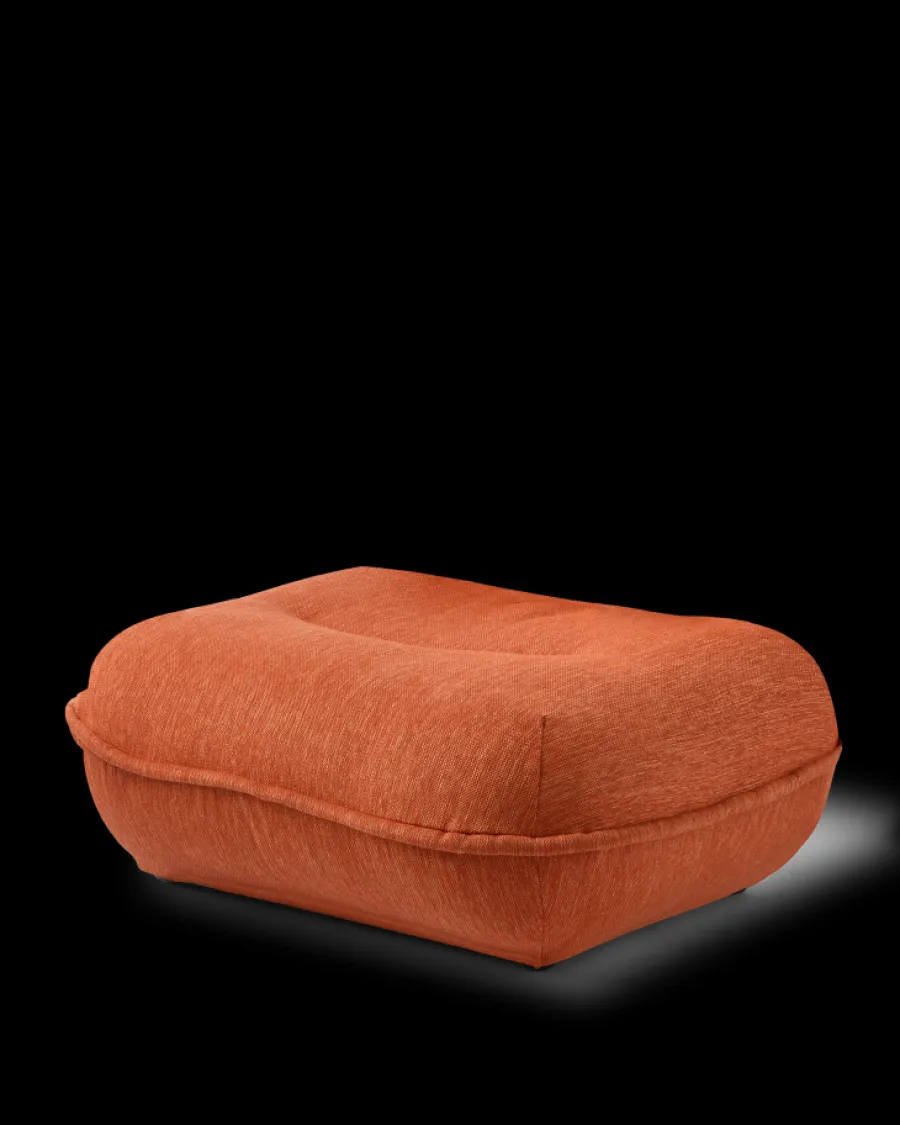 Outlet Polspotten Puff Pouf Berry orange