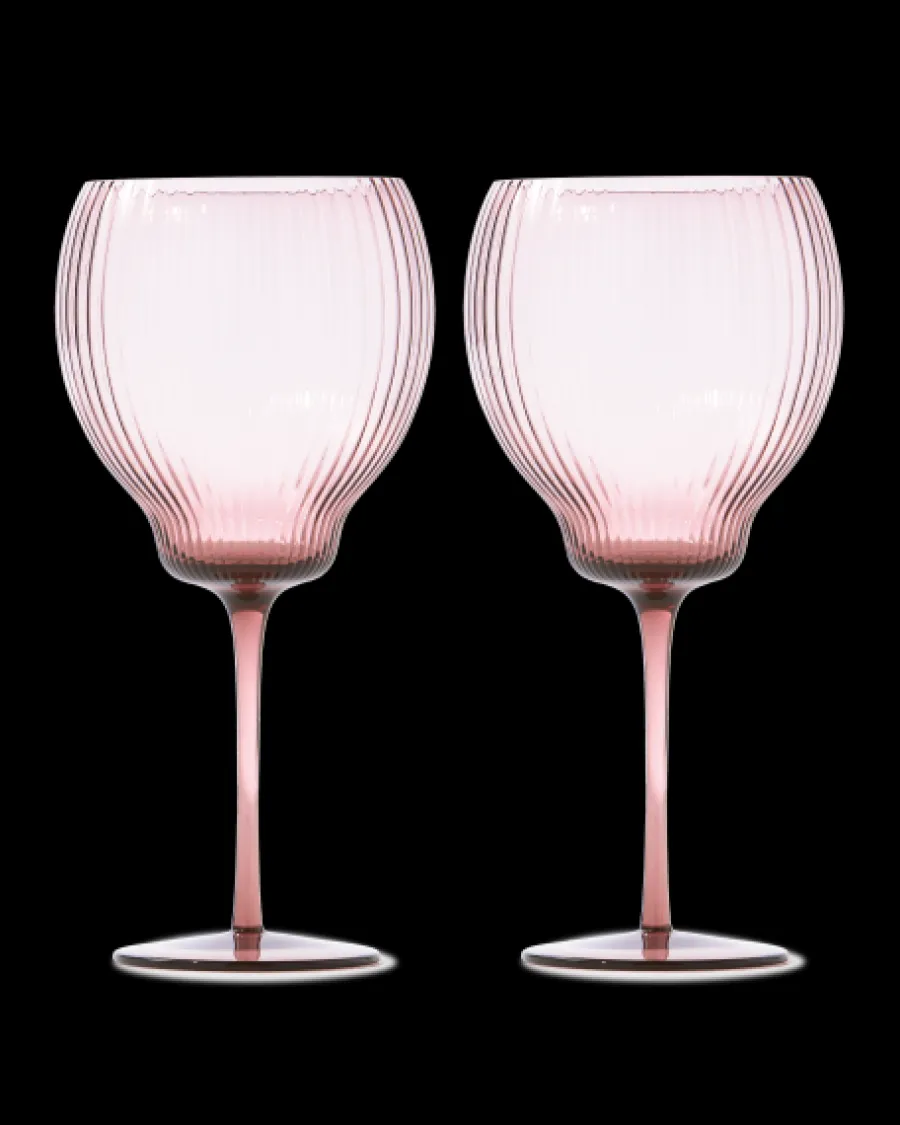 Online Polspotten Pum Wineglasses - L lightblue