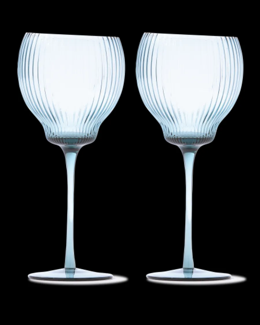 Flash Sale Polspotten Pum Wineglasses - S lightblue