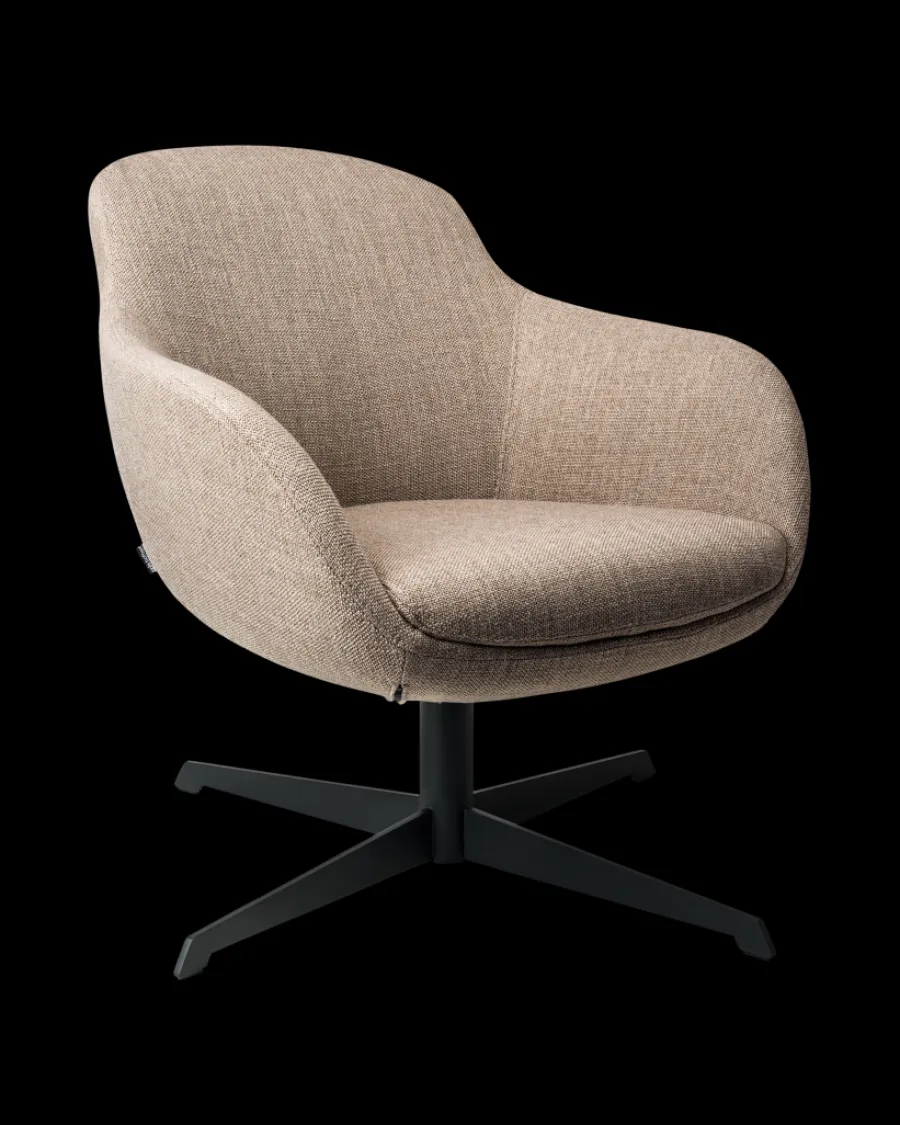 Online Polspotten Spock Swivel Chair beige