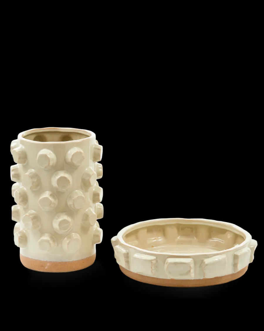 Outlet Polspotten Structure Bowl beige