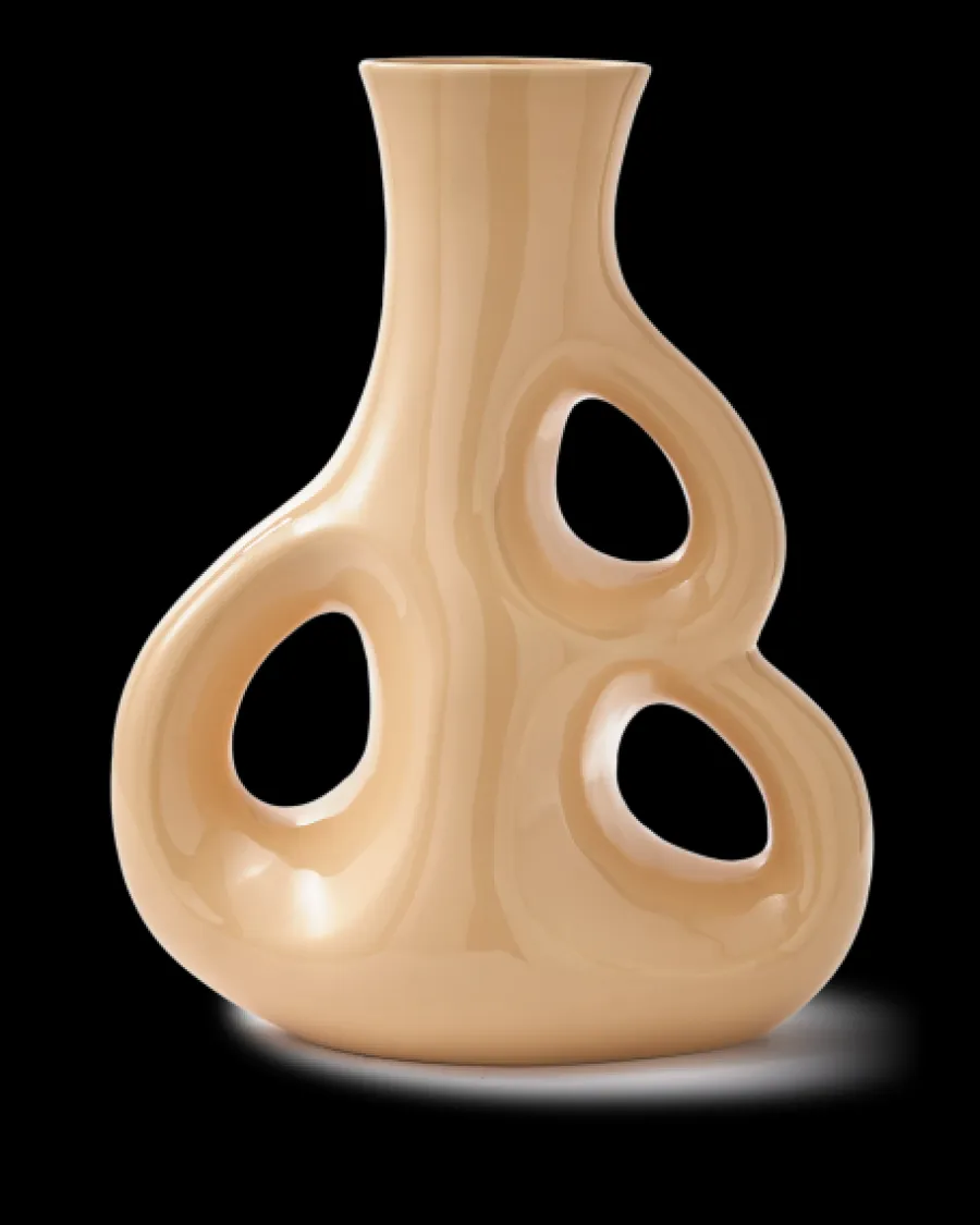 Fashion Polspotten Three Ears Vase - M beige