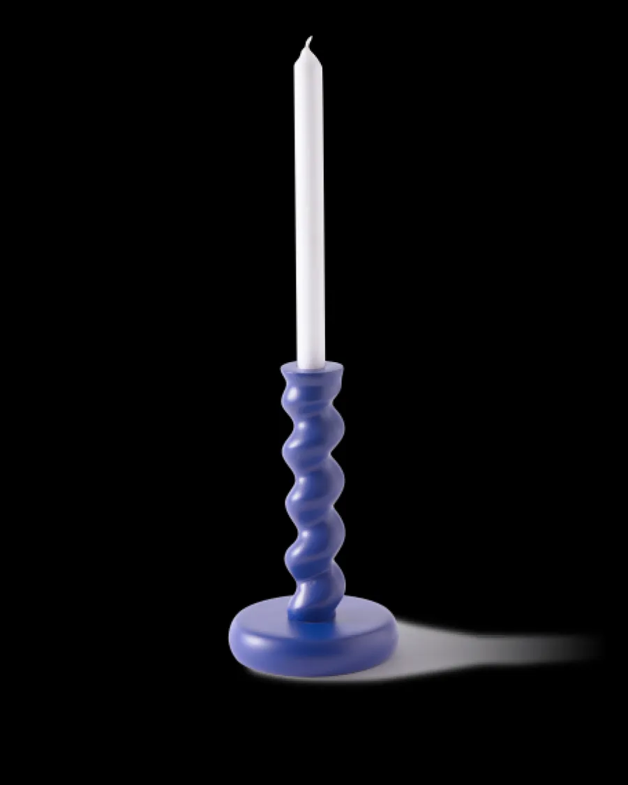 Sale Polspotten Twister Candle Holder - M black