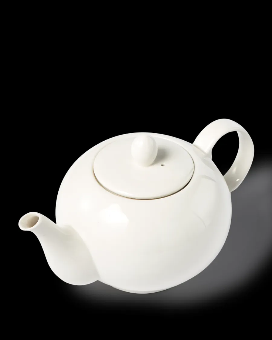 Outlet Polspotten Undressed Teapot white