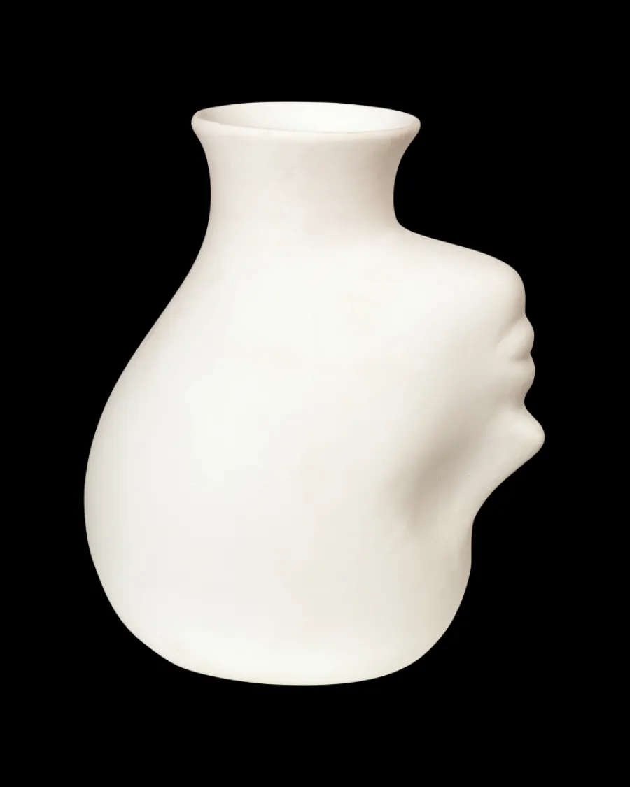 Outlet Polspotten Upside-down Head Vase white