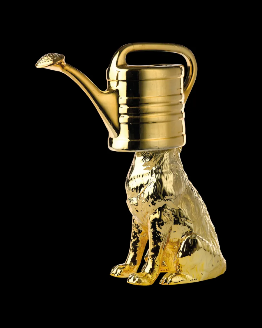 Clearance Polspotten Wolf Watering Can gold